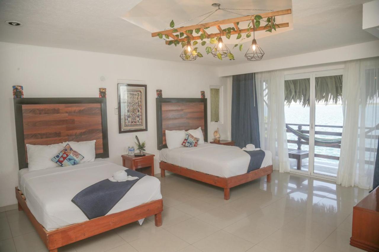 Seven Blue House Village&Lodge Bacalar Exteriör bild
