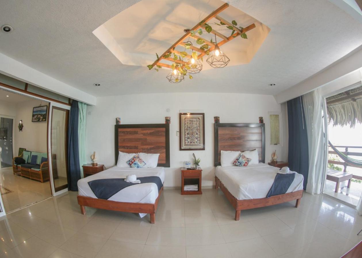 Seven Blue House Village&Lodge Bacalar Exteriör bild