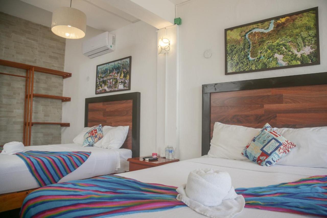 Seven Blue House Village&Lodge Bacalar Exteriör bild